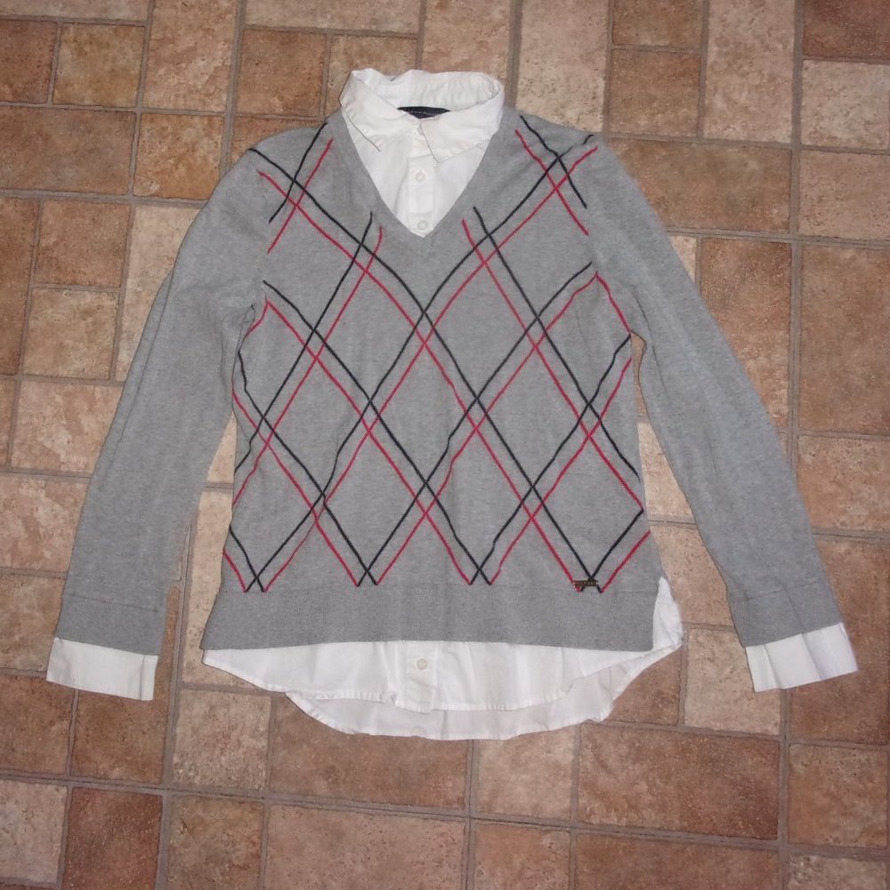 Tommy Hilfiger Layered-Look Pullover Top